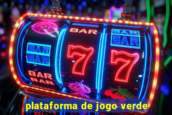 plataforma de jogo verde